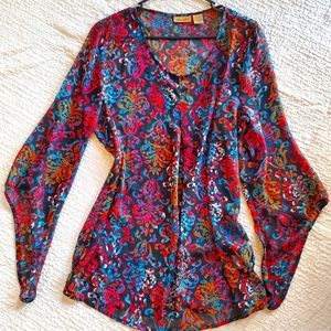 Wrangler cover up or long blouson